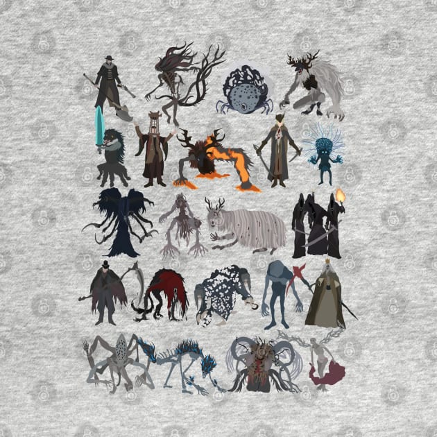 Bloodborne all bosses by DigitalCleo